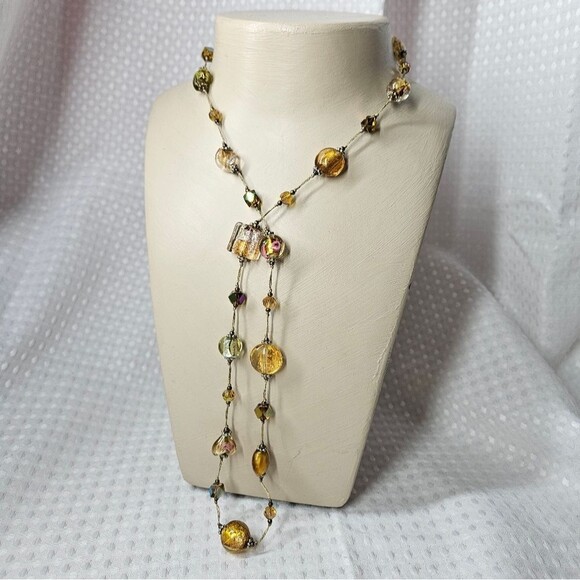 Premier Designs Venetian Glass Necklace - Picture 3 of 8